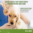 thumbnail image 5 of Pet MD - Dog Ear Cleaner Wipes - Otic Cleanser for Dogs to Stop Ear Itching, and Infections with Aloe and Eucalyptus - 100 Count, 5 of 6
