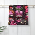 thumbnail image 5 of Honeii Monstrous Cartoon Characters Print Quick-Dry Microfiber Towel, Shower Towel 27.5x16in,Absorbent Bathroom Towel for Beach, Pool, and Travel, 5 of 6