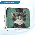 thumbnail image 3 of Laptop Inner Case 13.4x10.2In Laptop Case Is Suitable For 13-14In Laptop For Work Travel Outdoors Big Eyes Black Cat, 3 of 7