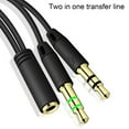 thumbnail image 3 of Huanledash Headphone Splitter Earphone Adapter Audio 3.5mm Female to 2 Male Jack Aux Cable, 3 of 8