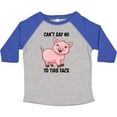 thumbnail image 3 of Inktastic Cant Say No to This Face Cute Pig Boys or Girls Toddler T-Shirt, 3 of 5