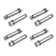 4X M8X60mm Wall Concrete Brick Expansion Screws Closed Hook Anchor Bolts
