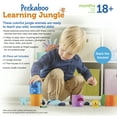 thumbnail image 6 of Learning Resources Peekaboo Learning Jungle -10 pieces, Learning Toys for Boys and Girls Ages 18 + Months, Educational Toys for Toddlers, 6 of 8