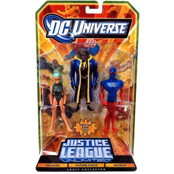 Aquagirl, Future Static & Micron Action Figures 3.75 Inch DC Universe