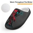 thumbnail image 4 of Demon Alastor Hazbin Hotel Soft Plush Slippers for Boys Girls Winter Warm Cotton Slippers with Rubber Sole Non-Slip Kid's Slip on Shoes Fluffy House Slippers For Indoor And Outdoor, 4 of 8