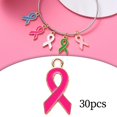thumbnail image 3 of Colgantes BLESIY 30 Uds Joyería DIY Accesorios Para Pendientes Colgantes Rosa Oscuro, 3 of 8