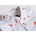 thumbnail image 4 of Visive Mens Big And Tall Short Sleeve Button Shirt, Printed Pizza Shirts, 4 of 8