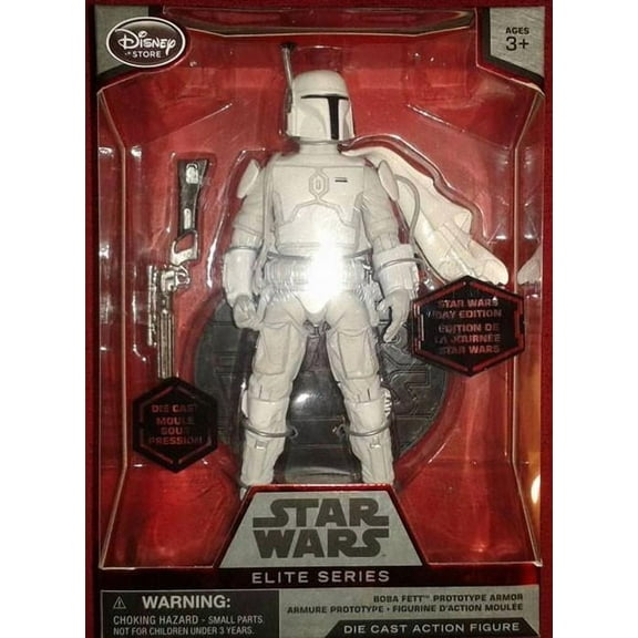 Disney Star Wars Boba Fett White Prototype Elite Series