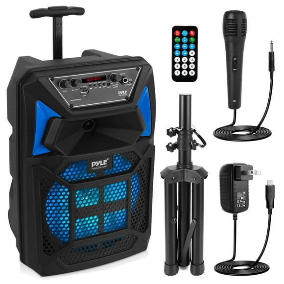 Sistema de altavoces PA Bluetooth portátil Pyle PPHP82SM 400W
