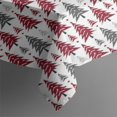 thumbnail image 4 of Red and Gray Christmas Tree Pattern Rectangle Tablecloth 60"x102",Waterproof Polyester Rectangle Table Cloth, Wipeable Spillproof Polyester Tablecloth for Dining, Camping, Indoor and Outdoor, 4 of 6