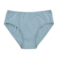 thumbnail image 1 of Gibobby Braguitas Slim Fit Ropa interior Sexy cintura alta a la moda para mujer, calzoncillos Color sólido, ropa interior, bragas para mujer （Azul， XL), 1 of 5