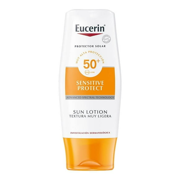Protector solar corporal Eucerin Sun sensitive textura ligera fps 50 150 ml