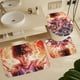 thumbnail image 5 of Juego de 4 cortinas de ducha de Stranger Things con alfombrillas antideslizantes, tapa de inodoro y alfombrilla de baño, cortina de ducha impermeable con decoración de dibujos animados para baño con, 5 of 8