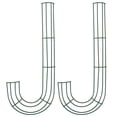 thumbnail image 1 of Miangastore Metal Floral Hoop Rings 2Set 11.8X4.7In, 1 of 8
