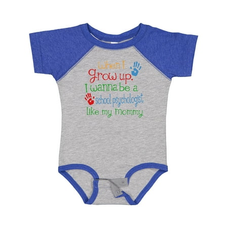 

Inktastic School Psychologist Like Mommy Gift Baby Boy or Baby Girl Bodysuit