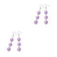 thumbnail image 2 of Qarigey 1 par de pendientes de gancho trenzado, colgante para niñas y adolescentes, pendientes para novia, fiesta de oficina, joyería de Type4 NO4, 2 of 6