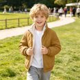 thumbnail image 5 of Boy Winter Sherpa Jacket Winter Fall Jacket Size 9-10 Years, 5 of 7