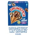 Drumstick Lil' Drums Vanilla & Chocolate Sundae Ice Cream Cones Dessert
