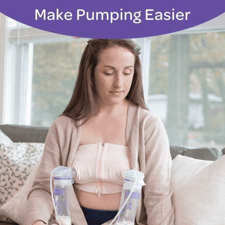 Lansinoh Simple Wishes Hands-Free Pumping Bra, Size XS-L