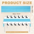 thumbnail image 2 of Uxcell 15ft White Pearl Table Runner, 180x60inch Pearl Tulle Fabric Soft Lace Mesh Fabric Net Tulle for Bridal Shower Wedding Arch Veil Table Decorations, Sky Blue, 2 of 7