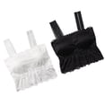 thumbnail image 4 of Camisola de encaje con tirantes para mujer, 2 piezas, top corto con almohadilla para el pecho, 4 of 6
