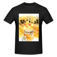 thumbnail image 4 of Bingfone Honey Bee Men'S Loose Fit Short-Sleeve Pocket T-Shirt, 4 of 7
