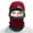 Red, variant on 2023 Winter Stylish Winter Thermal Plush Hat Scarf Woolen Cap Cycling Windproof Cap Two-piece Suit