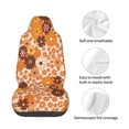 thumbnail image 3 of Lsque Hippie Ditsy Floral Pattern Car Seat Covers for Front Seats , Waterproof Seat Covers for Cars, Sporty Front Seat Covers,Car Seat Cover Protector Front Seats, 3 of 5