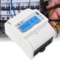 thumbnail image 4 of Energy Meter Digital Energy Meter Power Meter DDS6619-014 Single-Phase Energy Meter 4P DIN Rail LCD Display Electronic Power Meter, 4 of 8