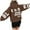 Coffee, variant on Pullovers for Women Casual Fall Winter Loose Fit Hooded Long Sleeve Bubble Cold Shoulder Hoody Graphic Leisure Cotton Hoodies Sweatshirts(Beige,L)