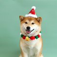 thumbnail image 4 of Disfraz navideño para mascotas Collar navideño for mascotas, Collar de campana de tela de felpa for gatos, sombrero de árbol de Navidad for perros, decoración colorida Traje de disfraz de vacaciones, 4 of 5