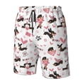 thumbnail image 4 of Fotbe Dachshund Dog Puppy Trajes de Baño Estampados para Hombre, Shorts de Verano de Secado Rápido, Ropa de Playa, Bañadores-Large, 4 of 6