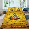 thumbnail image 2 of Migración Conjunto de sábanas temático, trío de piezas, cómodo y amigable con la piel, diseño único, regalo de decoración para el hogar para familiares, amigos y fans,173cm *218cm, 2 of 6