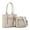 Beige, variant on Montana West 2Pcs Handbags Set for Women Large Tote Bags Purse with Cute Crossbody bags, Black