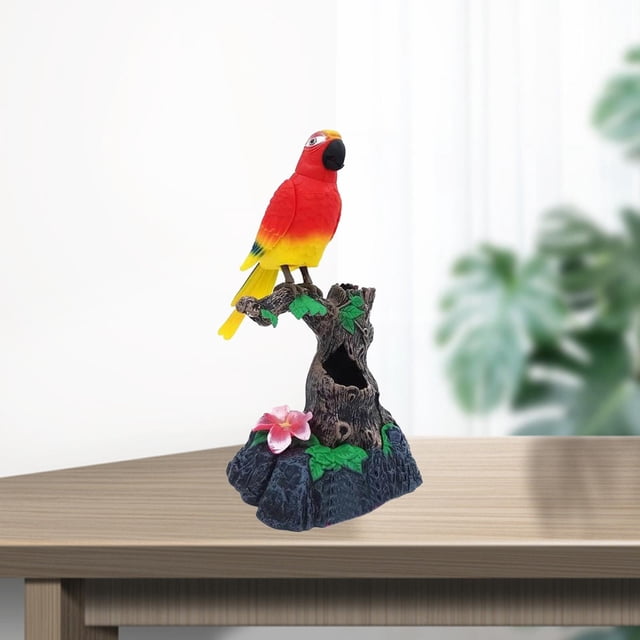 Estimución Pájaros eléctricos Juguetes controdos ANIMALES ANIMALES ANIMALES PENDIENTES OFICINA OFICINA OFICINA de DORNAMIENTO de DORNAMIENTOS rojo CUTICAT Parrot Holder Bird Pen