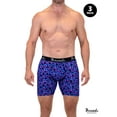 thumbnail image 2 of Threads Men's Underwear, 6" Premium Performance Nylon Boxer Brief, Performance Fabric, Moisture Wicking, Anti-Odor, S - XXL, 3 Pack, 2 of 12