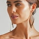 thumbnail image 2 of VANGANIA Aretes largos mujer de plumas Maxi Raven Gold elegantes hechos a mano, 2 of 5