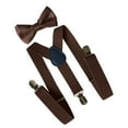 thumbnail image 2 of Tirantes Strade Fareast Limited para hombre con pajarita ajustables marrón, 2 of 8