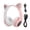Pink, variant on M Buder LED Noise Reduction Cat Ear Bluetooth 5.0 Wireless Headphones with Microphone for Kids and Teens, Built-in 400mAh Battery, TF Card Support, 3.5mm Plug, White, Weight 7.48 oz / 212 g