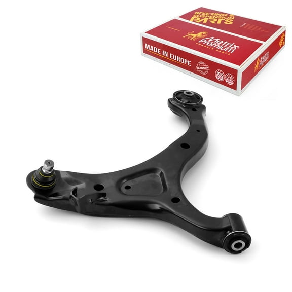 Metrix Premium Chassis Parts - Front Left Lower Control Arm w Ball Joint & Bushing Assembly Fits 2011-2013 Kia Sorento, 2007-2012 Hyundai Santa Fe, Replacement RK621686, Made in Europe