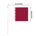 thumbnail image 4 of Banderas adhesivas para juegos deportivos, 10 unidades, banderas de escritorio para partidos de fútbol de Qatar, minibanderas de bolsillo, banderas ondeantes p, 4 of 9