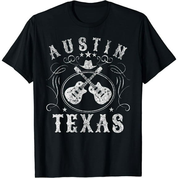 Austin Texas Travel Vintage T-Shirt