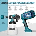 thumbnail image 2 of Pistola de Pintura Slikwave CN-7000 850W con Vaso Desmontable de 1400ml, 2 of 9