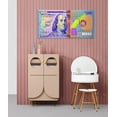 thumbnail image 2 of HFDF Office Artwork Wall Decor 100 Dollar Money Wall Art Giclee Canvas Patgs Prts Men Canvas Artwork Abstract Creative 100 Bill Art Prt for Livg Room Bedroom Decor Easy to Hang- 14x11inch Framed, 2 of 6