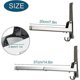 thumbnail image 2 of 304 Stainless Steel Microwave Oven Stand with Telescopic Arm Hook,Universal Folding Retractable Wall Mount Bracket Load up to 75kg for Microwave,Oven, 2 of 5