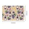 thumbnail image 3 of Goofa 16"x24" Inches Watercolor Bottles And Glasses Doormats for Outdoor Entrance - Non-Slip Welcome Mat, Heavy Duty Door Mats Outdoor, Spring Doormat, 3 of 9