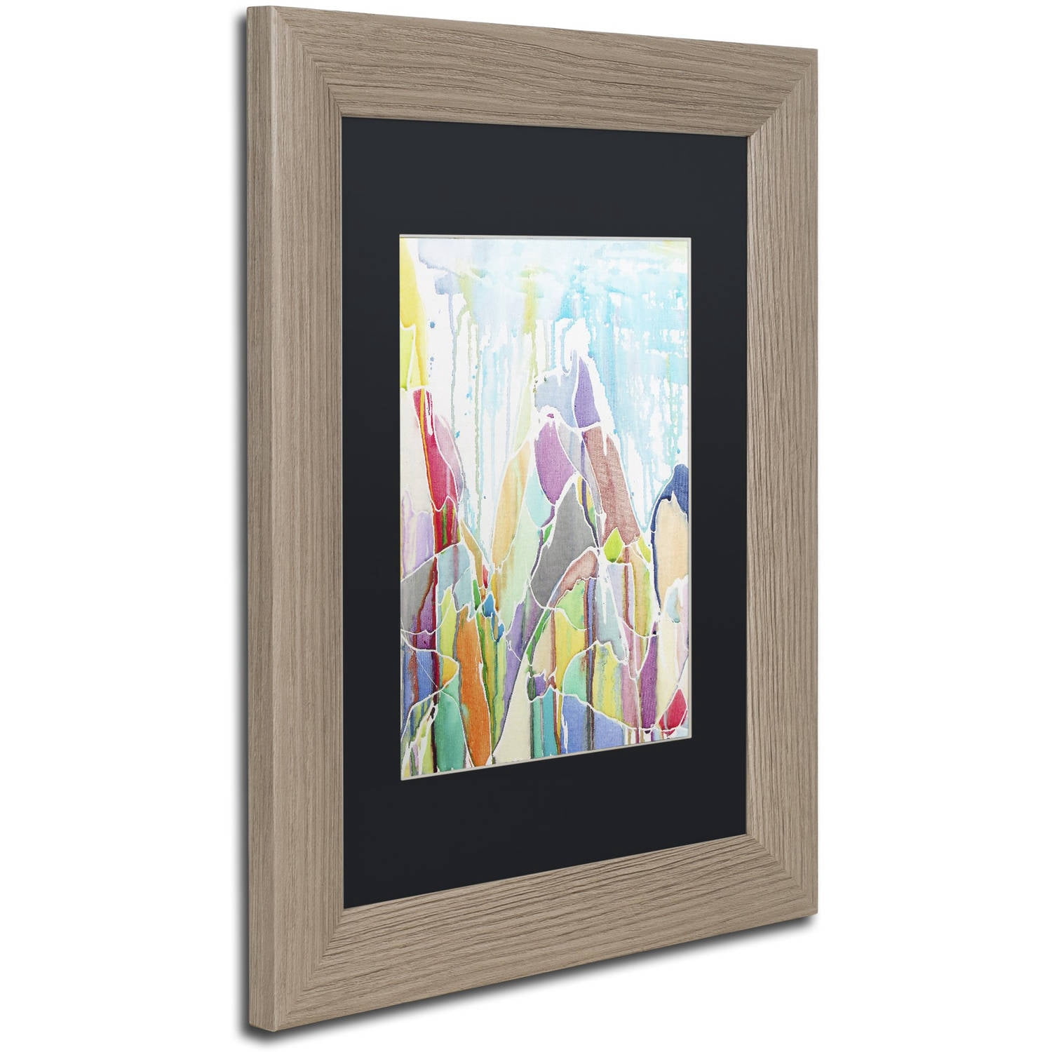 Trademark Fine Art "Mt. Whitney's Elbert" Canvas Art by Lauren Moss Black Matte, Birch Frame