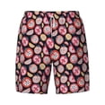thumbnail image 4 of Lsque Mens Swim Trunks Tomatoes Pattern - Bathing Suit Compression Liner - Beach Swim Shorts Swimwear - (S-3XL) - Stretch Quick Dry -Large, 4 of 9