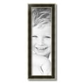 thumbnail image 2 of ArtToFrames 7" x 23" Black Panel With Silver Lip Picture Frame, 7x23 inch Multi Wood Poster Frame (WOM-5093),  Pack, 2 of 7