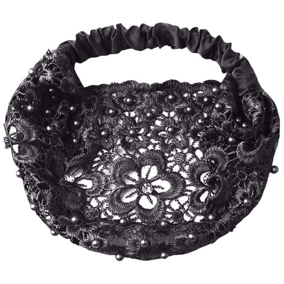 Elegant Floral Beaded Wide Headbands Set for Women - Fashionable Barrettes Hair Accessories for Daily Wear